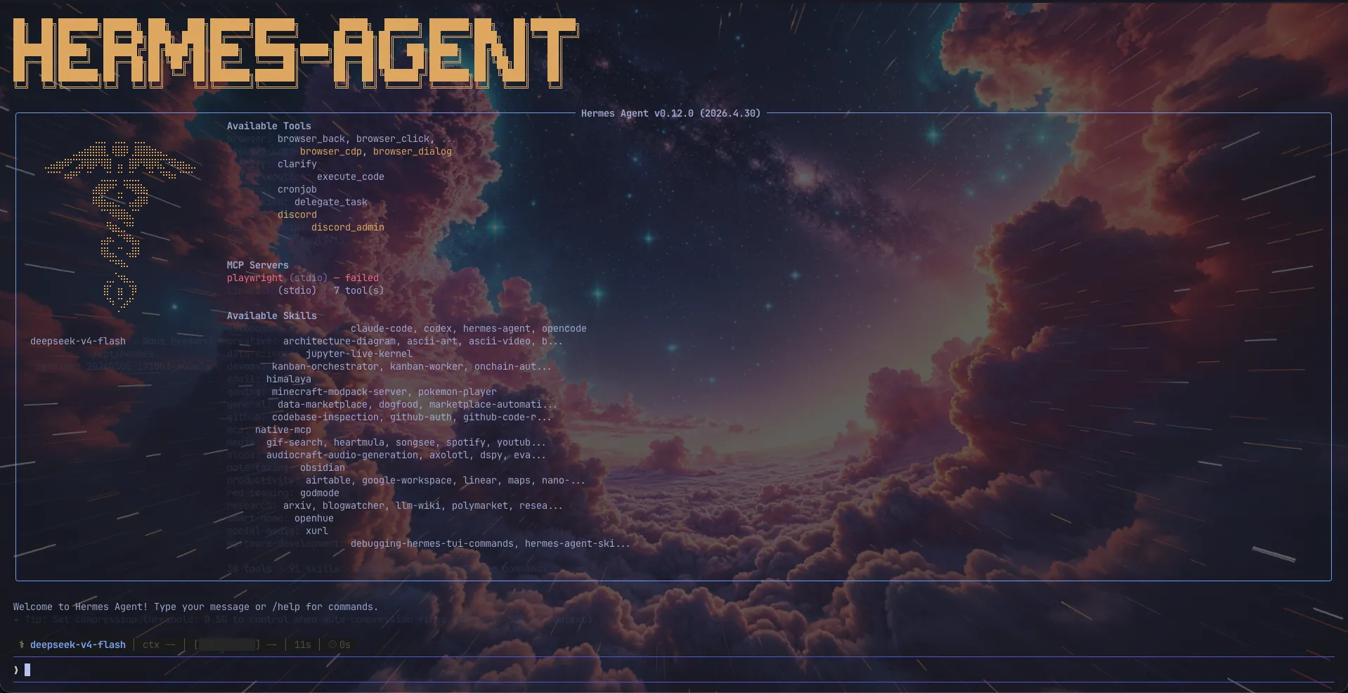 Hermes Agent Terminal Interface