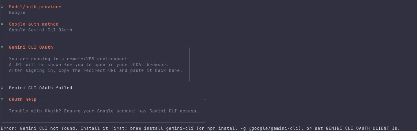 OpenClaw Missing CLI